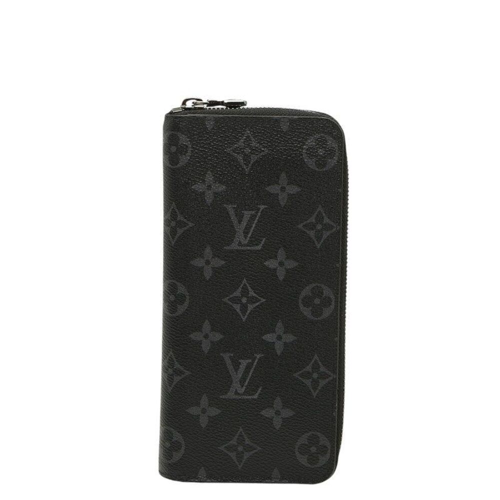 Louis Vuitton Zippy Vertical Monogram Eclipse Long Wallet